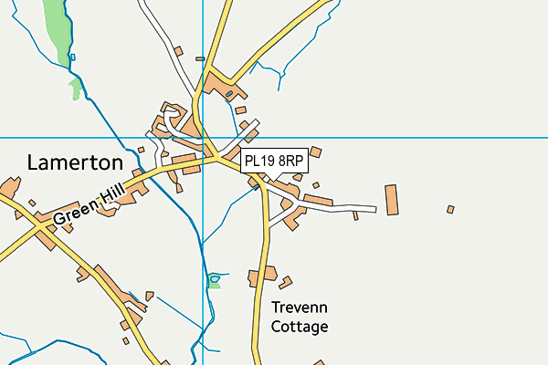 PL19 8RP map - OS VectorMap District (Ordnance Survey)