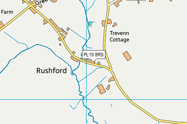 PL19 8RS map - OS VectorMap District (Ordnance Survey)