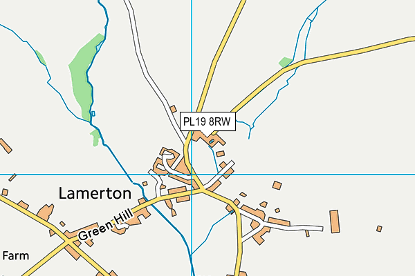 PL19 8RW map - OS VectorMap District (Ordnance Survey)