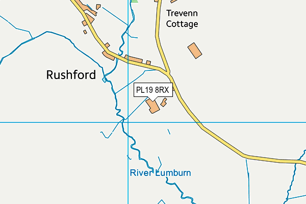 PL19 8RX map - OS VectorMap District (Ordnance Survey)