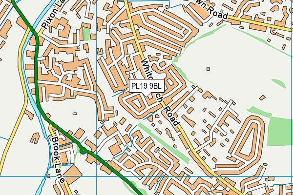 PL19 9BL map - OS VectorMap District (Ordnance Survey)