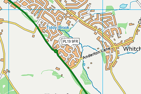 PL19 9FR map - OS VectorMap District (Ordnance Survey)