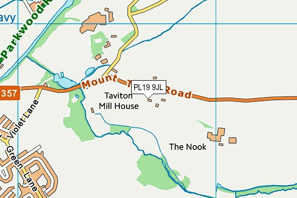 PL19 9JL map - OS VectorMap District (Ordnance Survey)