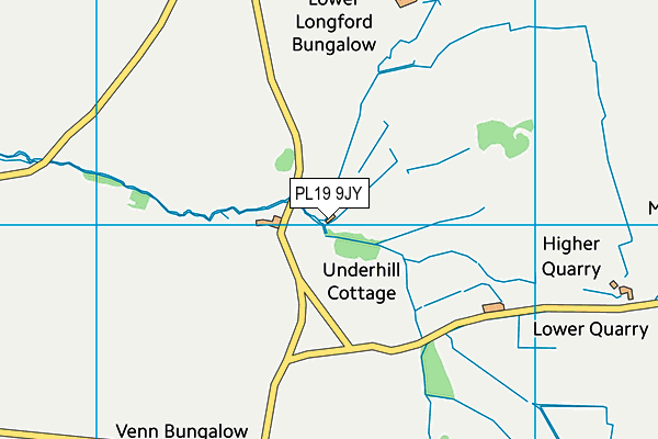 PL19 9JY map - OS VectorMap District (Ordnance Survey)