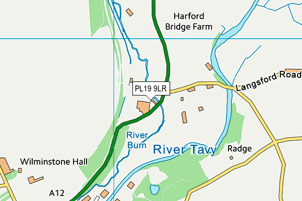 PL19 9LR map - OS VectorMap District (Ordnance Survey)