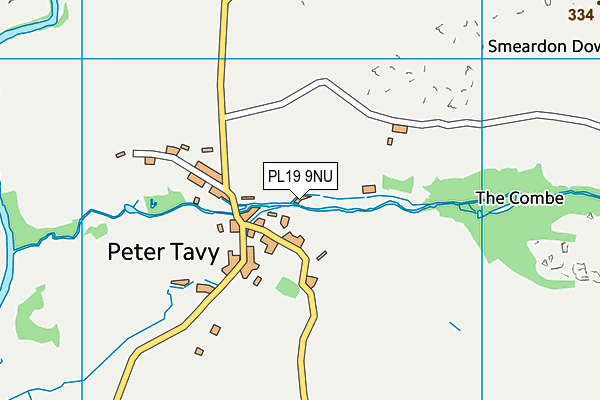 PL19 9NU map - OS VectorMap District (Ordnance Survey)