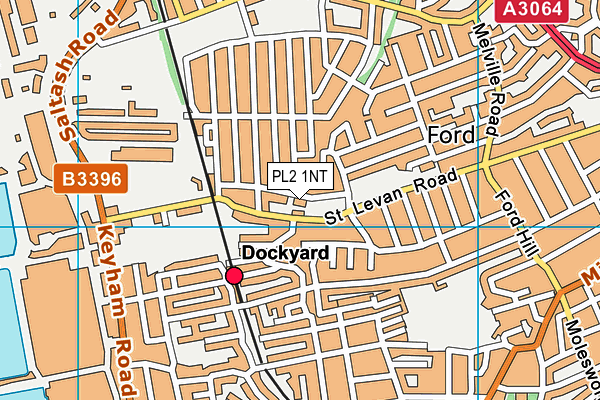 PL2 1NT map - OS VectorMap District (Ordnance Survey)