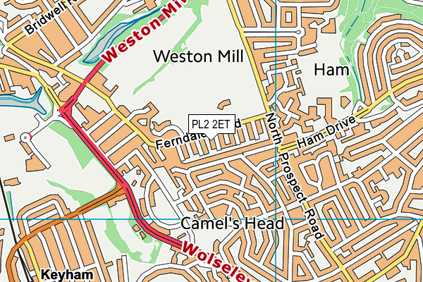 PL2 2ET map - OS VectorMap District (Ordnance Survey)