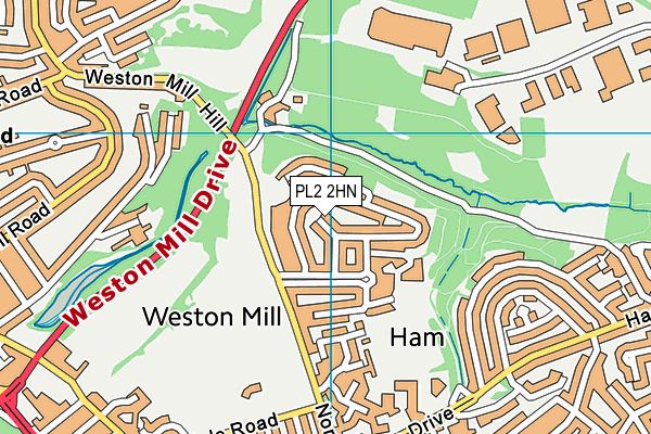 PL2 2HN map - OS VectorMap District (Ordnance Survey)