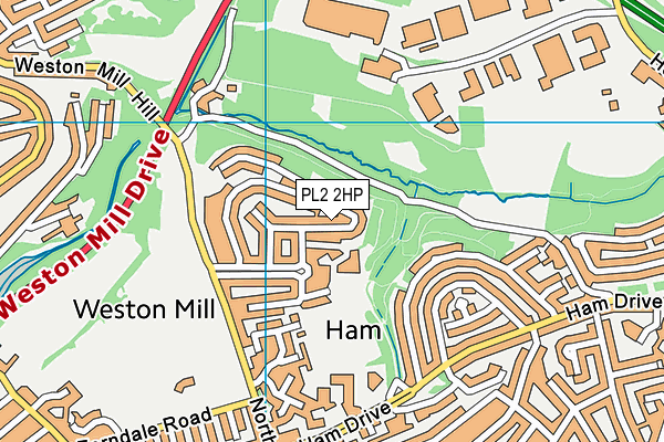 PL2 2HP map - OS VectorMap District (Ordnance Survey)