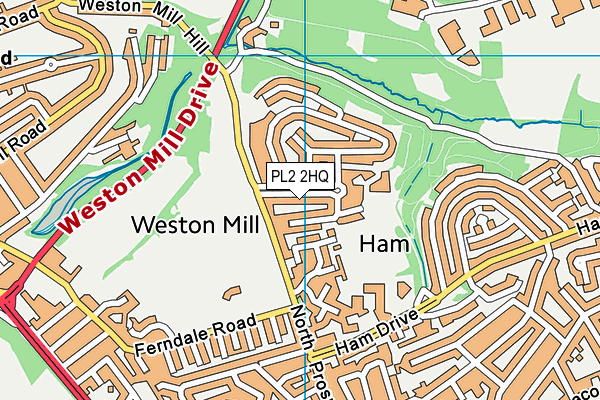 PL2 2HQ map - OS VectorMap District (Ordnance Survey)