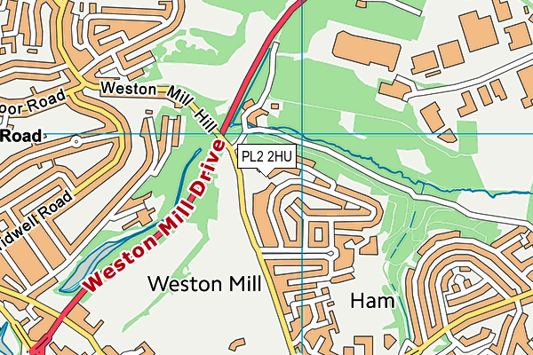 PL2 2HU map - OS VectorMap District (Ordnance Survey)