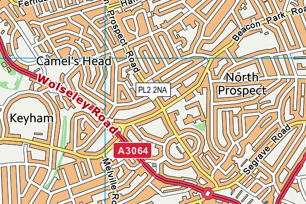 PL2 2NA map - OS VectorMap District (Ordnance Survey)