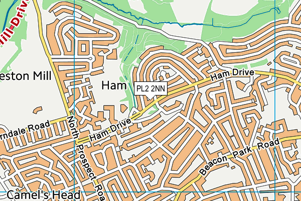 PL2 2NN map - OS VectorMap District (Ordnance Survey)