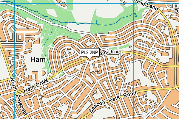 PL2 2NP map - OS VectorMap District (Ordnance Survey)