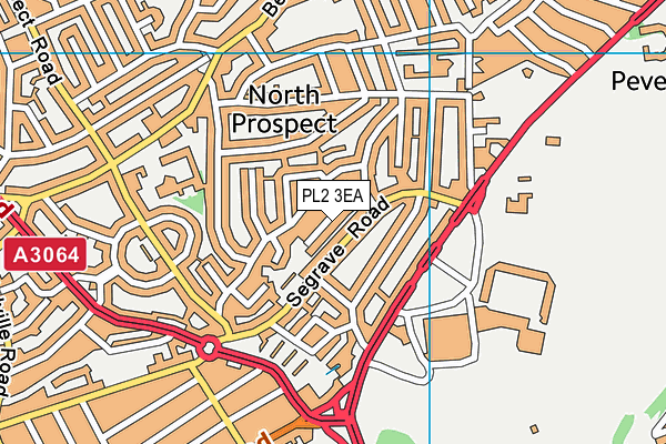 PL2 3EA map - OS VectorMap District (Ordnance Survey)