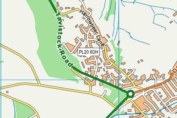 PL20 6DH map - OS VectorMap District (Ordnance Survey)