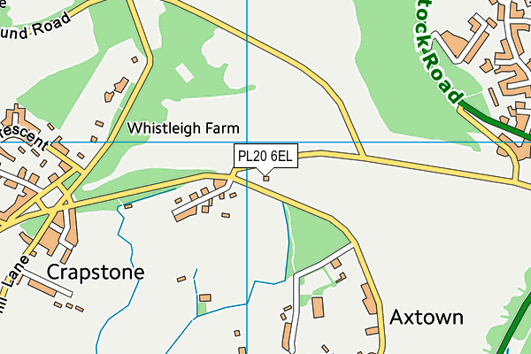 PL20 6EL map - OS VectorMap District (Ordnance Survey)