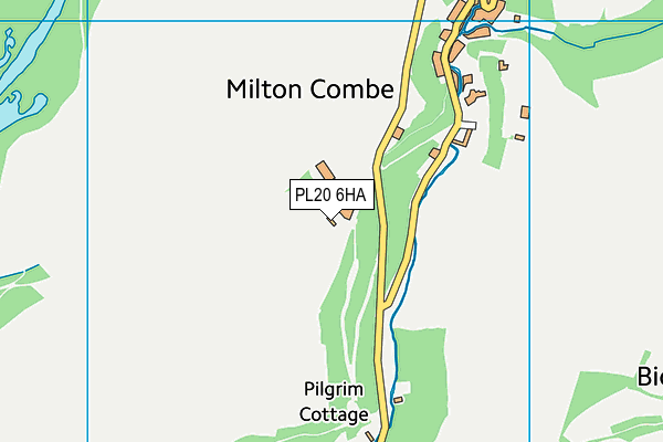 PL20 6HA map - OS VectorMap District (Ordnance Survey)