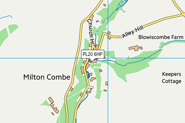 PL20 6HP map - OS VectorMap District (Ordnance Survey)