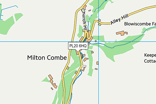 PL20 6HQ map - OS VectorMap District (Ordnance Survey)