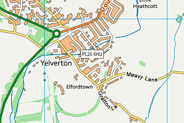 PL20 6HU map - OS VectorMap District (Ordnance Survey)