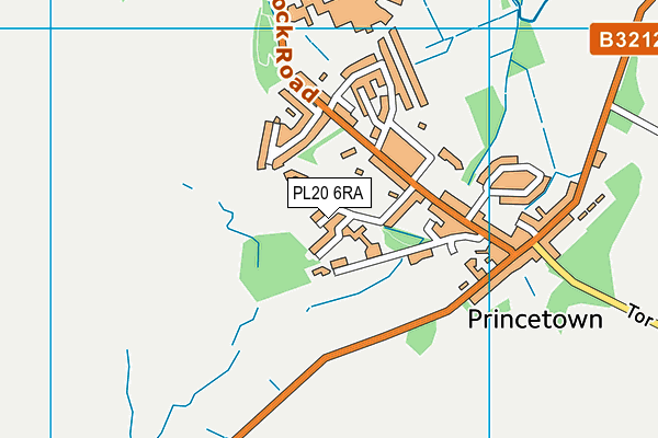 PL20 6RA map - OS VectorMap District (Ordnance Survey)