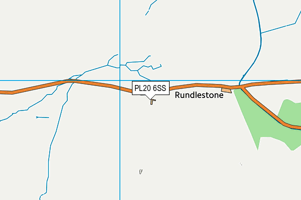 PL20 6SS map - OS VectorMap District (Ordnance Survey)