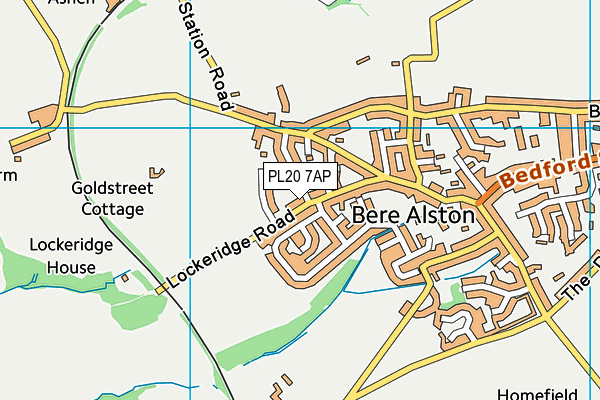 PL20 7AP map - OS VectorMap District (Ordnance Survey)