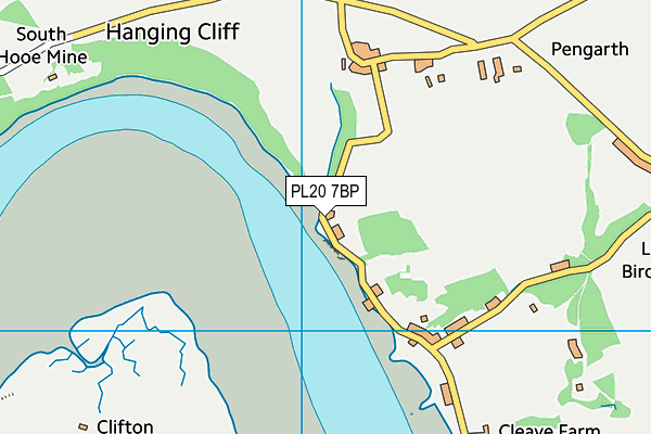 PL20 7BP map - OS VectorMap District (Ordnance Survey)