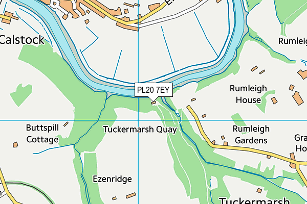 PL20 7EY map - OS VectorMap District (Ordnance Survey)