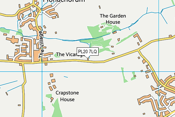 PL20 7LQ map - OS VectorMap District (Ordnance Survey)