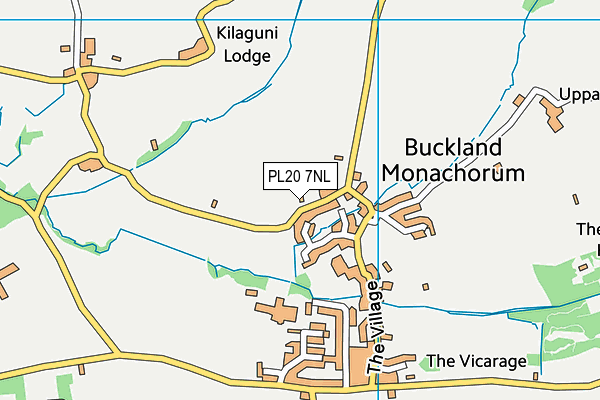 PL20 7NL map - OS VectorMap District (Ordnance Survey)