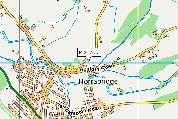 PL20 7QQ map - OS VectorMap District (Ordnance Survey)