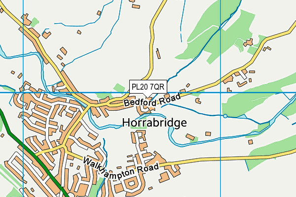 PL20 7QR map - OS VectorMap District (Ordnance Survey)