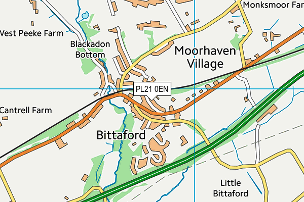 PL21 0EN map - OS VectorMap District (Ordnance Survey)