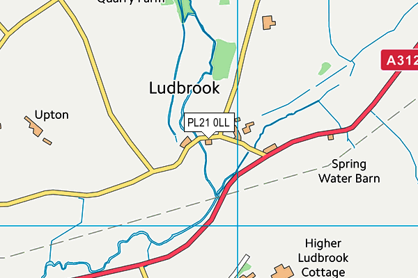 PL21 0LL map - OS VectorMap District (Ordnance Survey)