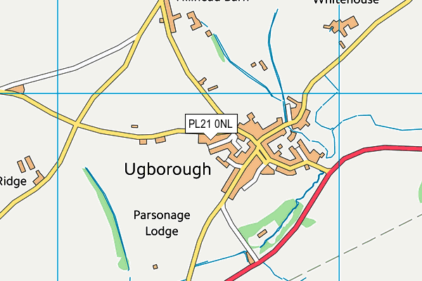 PL21 0NL map - OS VectorMap District (Ordnance Survey)