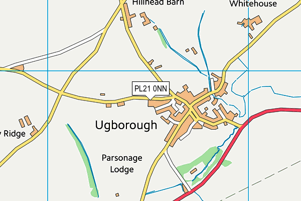 PL21 0NN map - OS VectorMap District (Ordnance Survey)