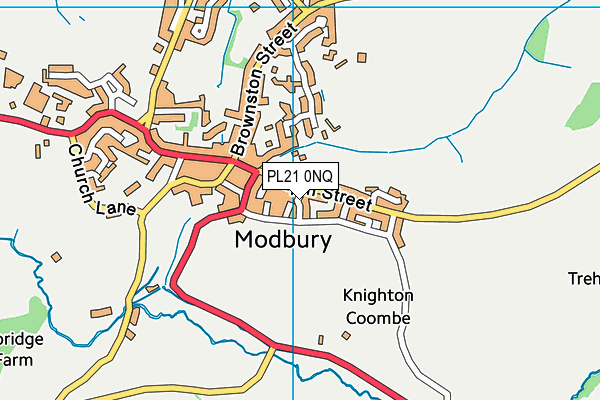 PL21 0NQ map - OS VectorMap District (Ordnance Survey)