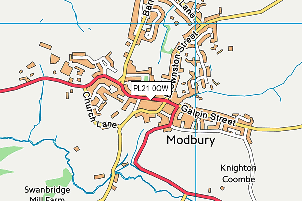 Map of MODBURY CHEF LIMITED at district scale