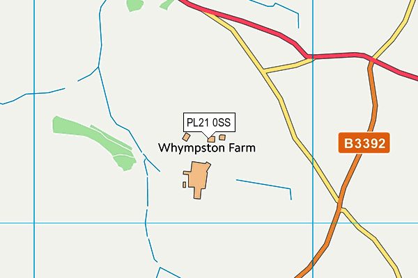 PL21 0SS map - OS VectorMap District (Ordnance Survey)