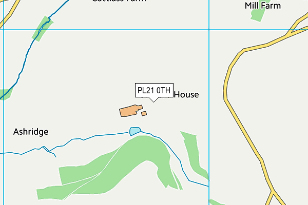 PL21 0TH map - OS VectorMap District (Ordnance Survey)