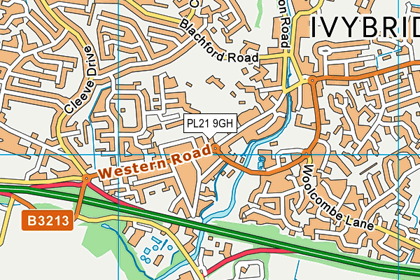 PL21 9GH map - OS VectorMap District (Ordnance Survey)