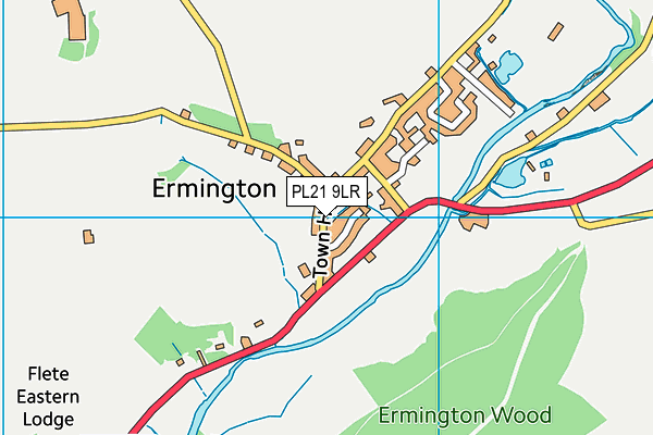 PL21 9LR map - OS VectorMap District (Ordnance Survey)