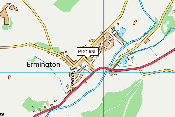 PL21 9NL map - OS VectorMap District (Ordnance Survey)