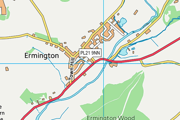 PL21 9NN map - OS VectorMap District (Ordnance Survey)