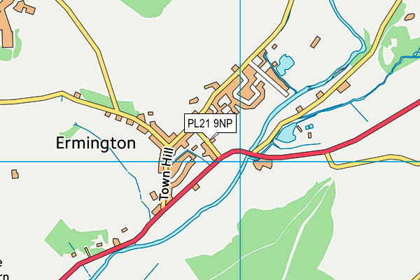 PL21 9NP map - OS VectorMap District (Ordnance Survey)