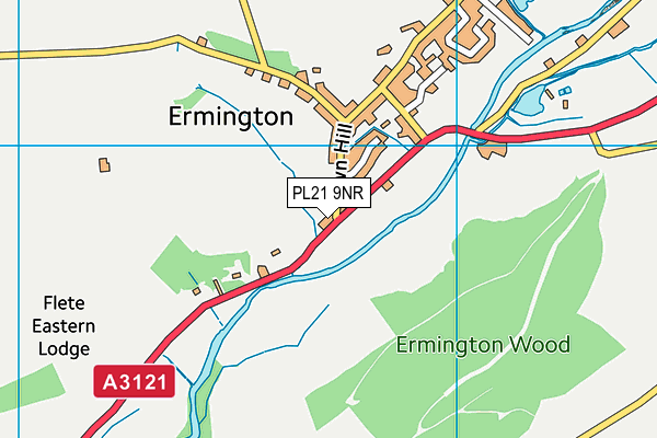 PL21 9NR map - OS VectorMap District (Ordnance Survey)