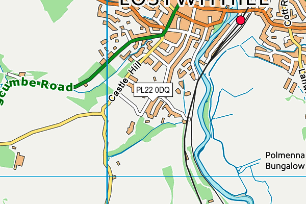 PL22 0DQ map - OS VectorMap District (Ordnance Survey)